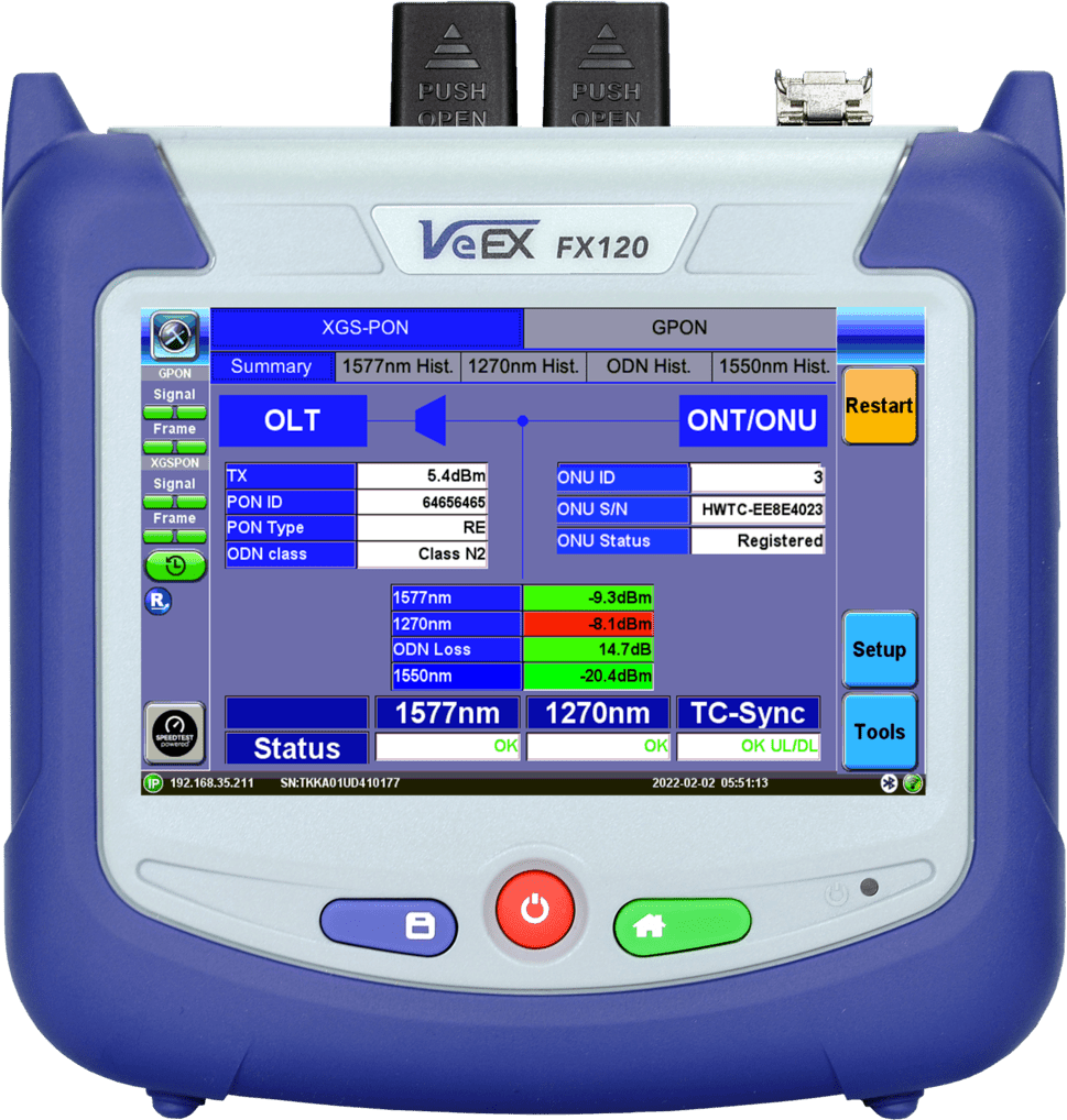 VeEX-PON Analyzer FX120
