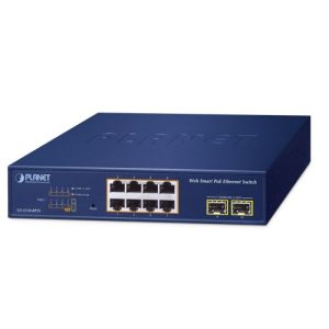 Layer 2 Web Smart PoE Switch PLANET GS-2210-8P2S
