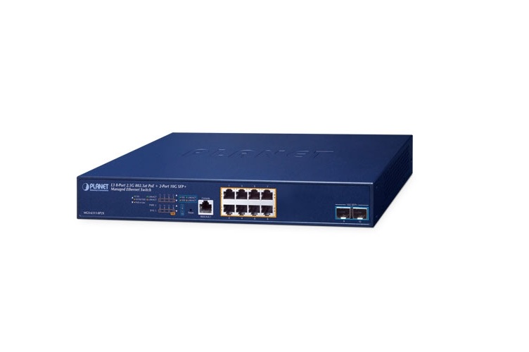 Layer 3 Managed PoE Switch PLANET MGS-6311-8P2X Layer 3 Managed PoE Switch PLANET MGS-6311-8P2X